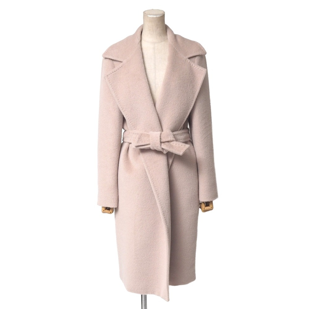 Max Mara 白タグ　アルパカコート B (目立った傷や汚れなし)】MAX MARA マックスマーラ コート サイズ42
