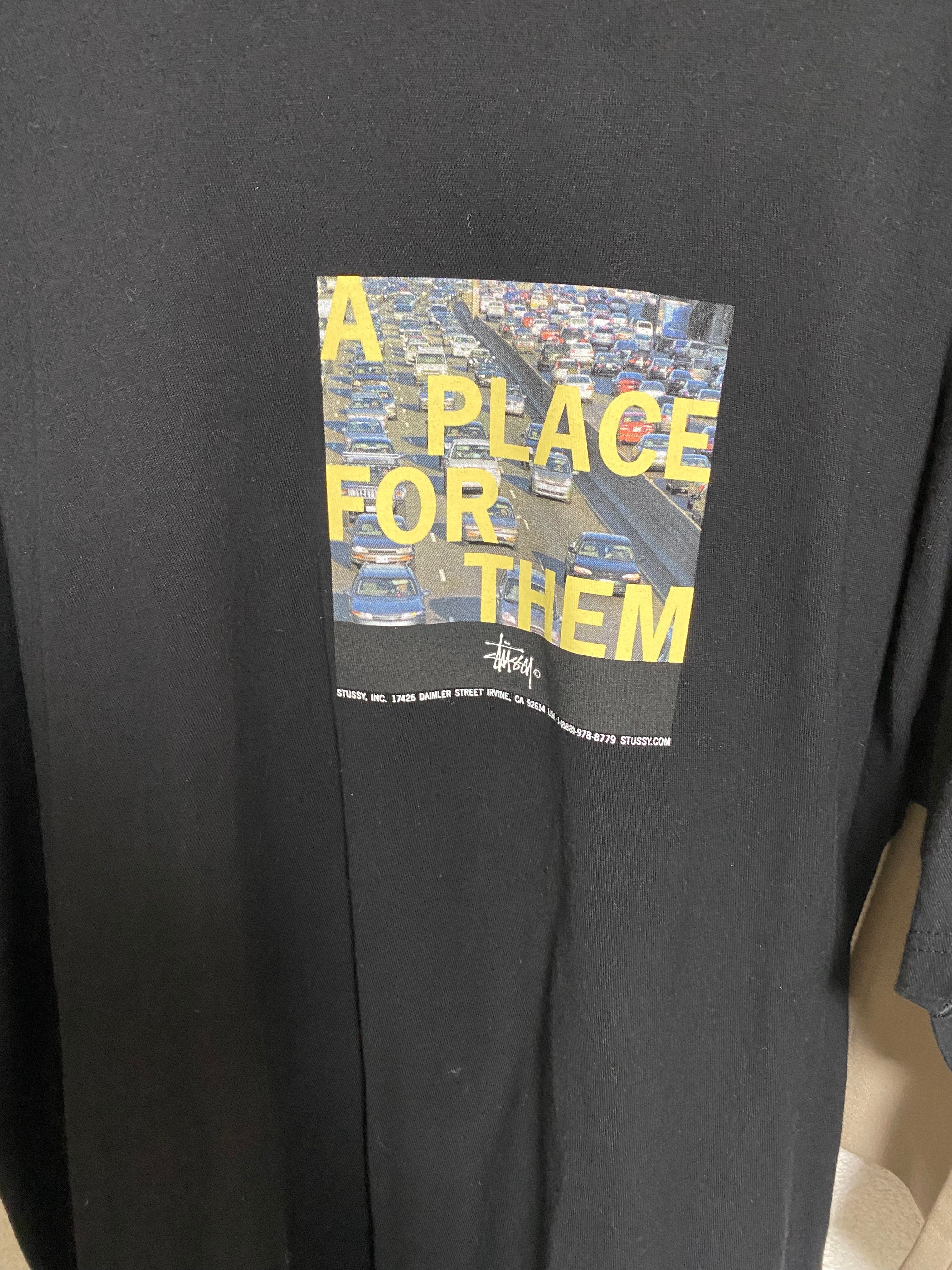 Stussy PLACE FOR US TEE "Black"