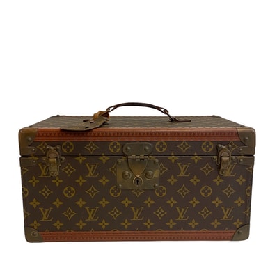 ルイヴィトン LOUIS VUITTON インテリア モノグラム ボワット ブテイユ 42 収納 メイクボックス M21822 ブラウン