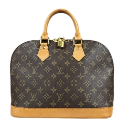 ルイヴィトン アルマ モノグラム ハンドバッグ モノグラムキャンバス M51130 ブラウン レディース LOUIS VUITTON 中古