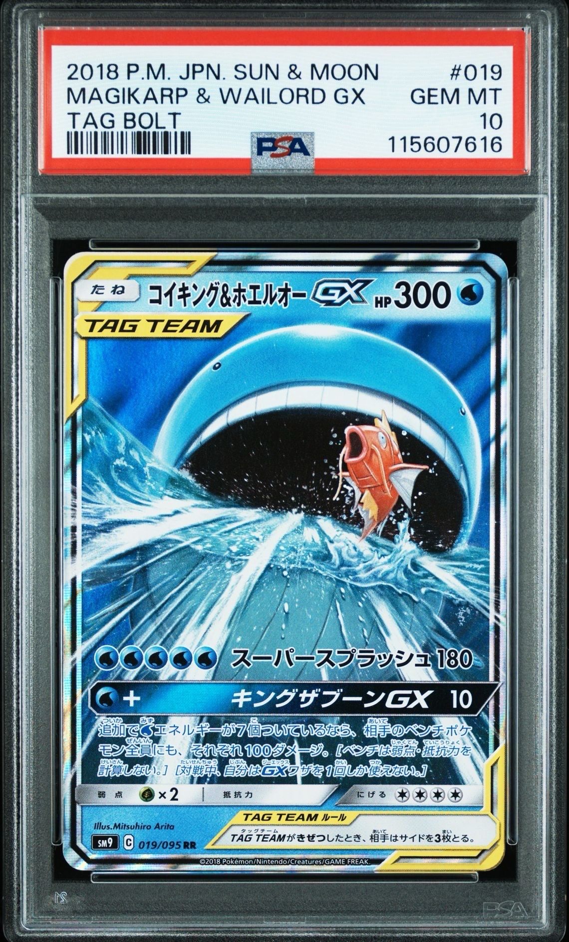 コイキング&ホエルオーGX RR [SM9 019/095](拡張パック「タッグボルト」)