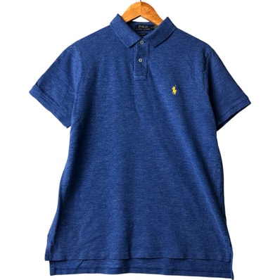 古着 ラルフローレン Ralph Lauren POLO RALPH LAUREN CUSTOM FIT 半袖 ポロシャツ メンズL相当/eaa567034