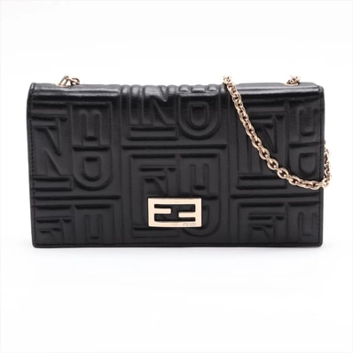 ■美品 フェンディ バゲット チェーン ウォレット 8M0219