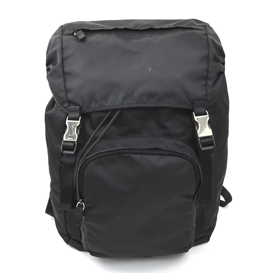 プラダ PRADA リュック ナイロン ブラック ユニセックス【中古】 h32556k
