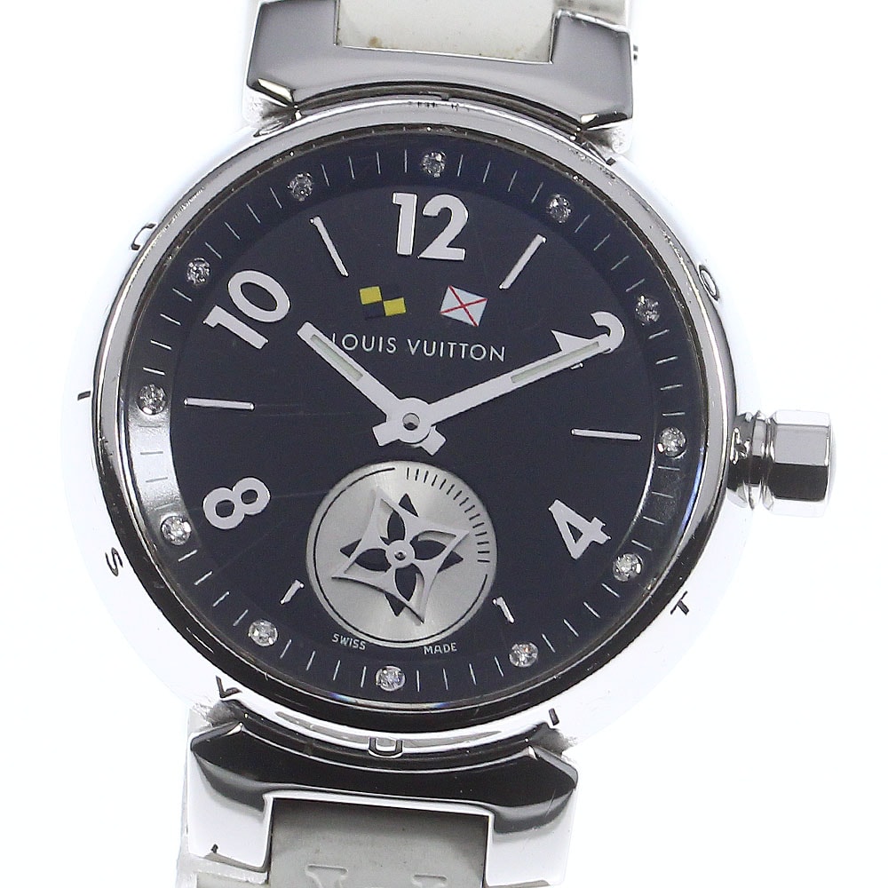 ルイ・ヴィトン タンブール Q12M1 クォーツ レディース 【中古】