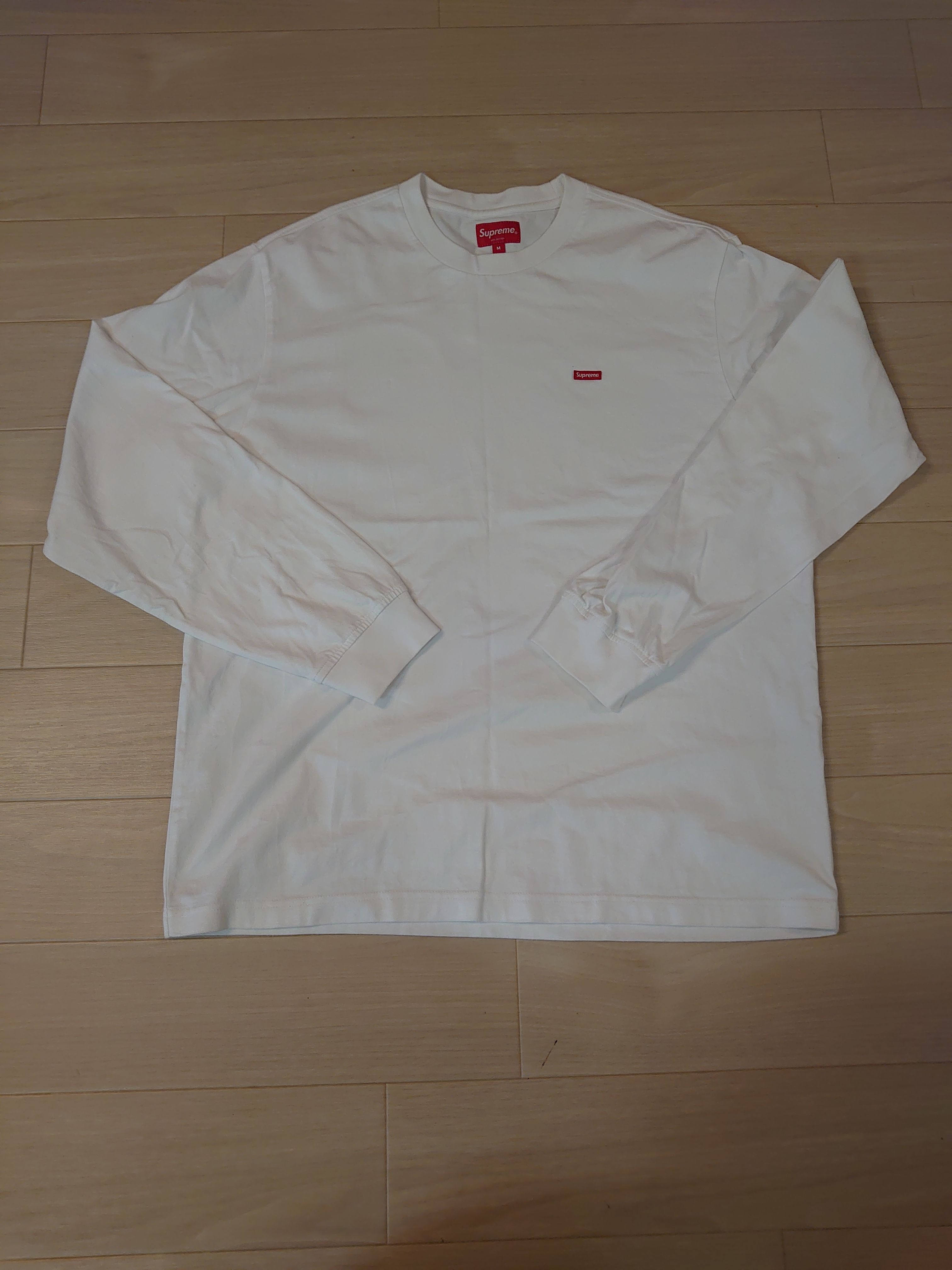 Supreme Small Box L/S Tee "White"(22SS)