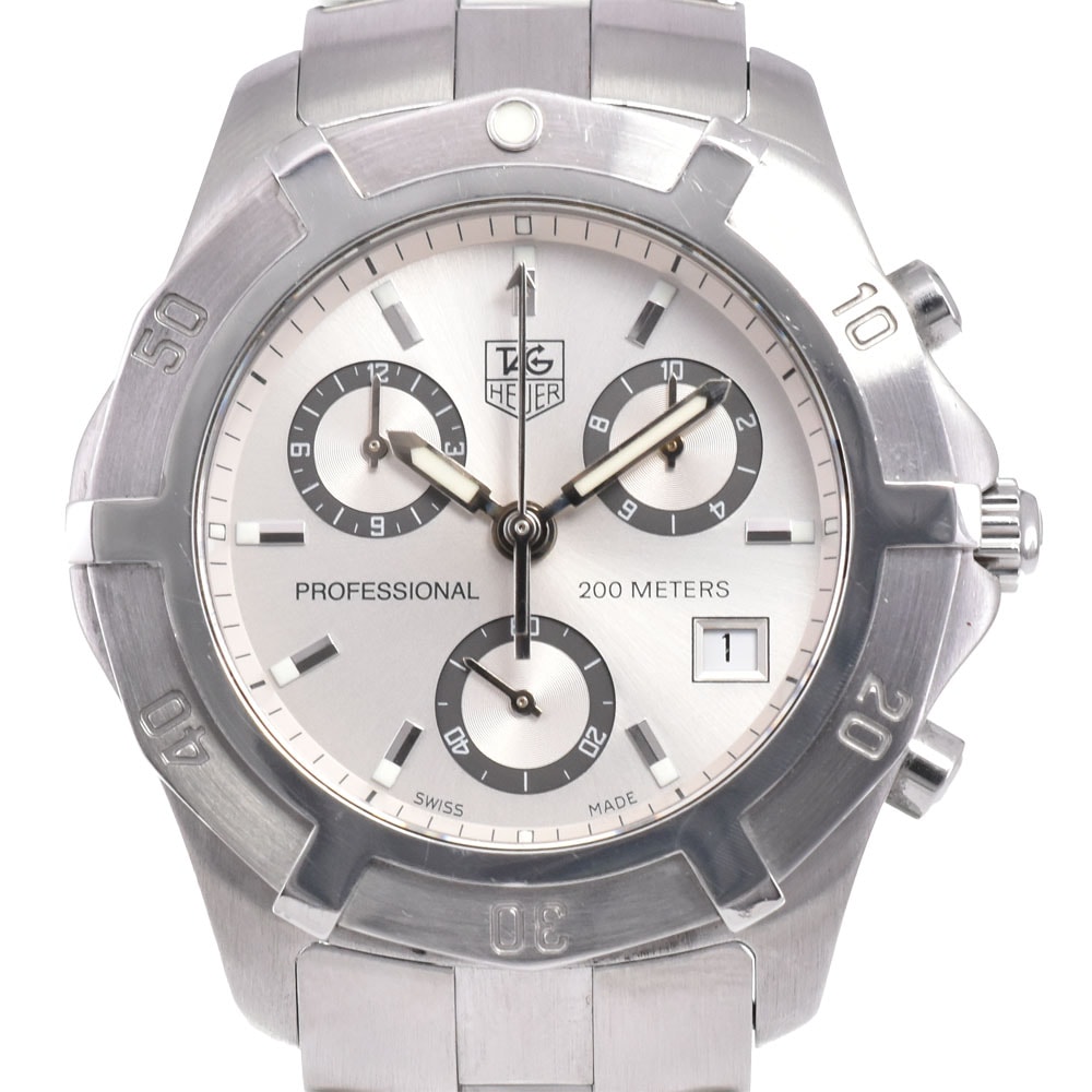 値下 タグホイヤー TAG HEUER CN111H エクスクルーシブ クォーツ メンズ 良品 A#146428