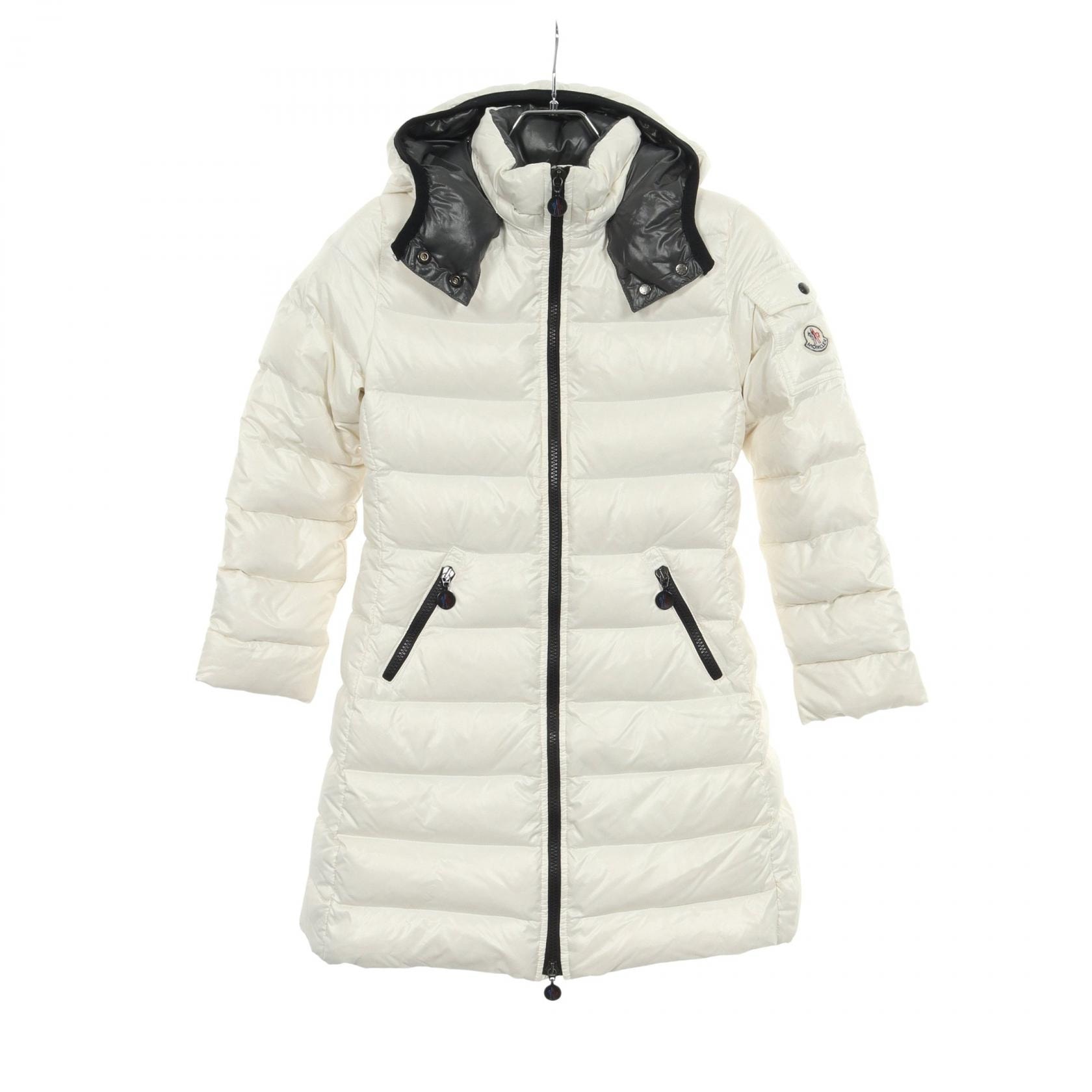 モンクレール MONCLER キッズ ダウンジャケット 衣料品 アウター ナイロン メンズ レディース ホワイト系 【中古】