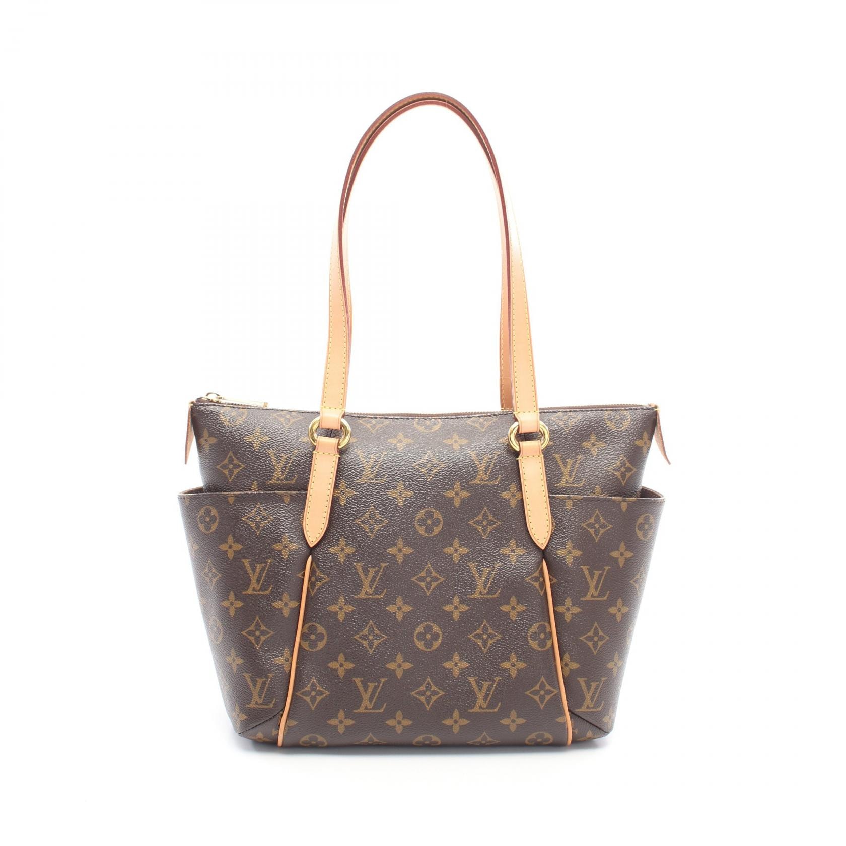 ルイ・ヴィトン LOUIS VUITTON トータリーPM トートバッグ バッグ PVCコーティングキャンバス レザー モノグラム レディース ブラウン系 M56688 【中古】