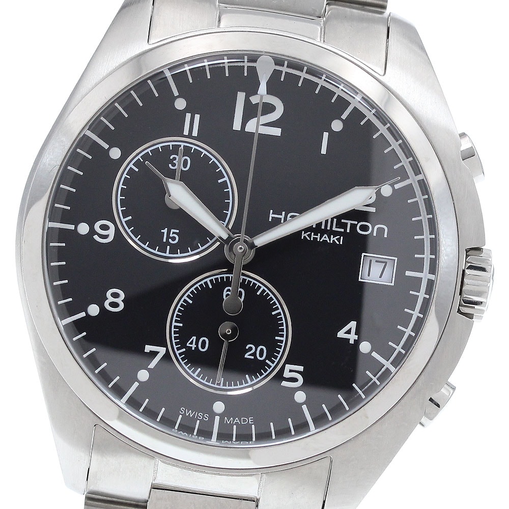 ☆美品 ハミルトン カーキ パイロット H765120 メンズ 【中古】