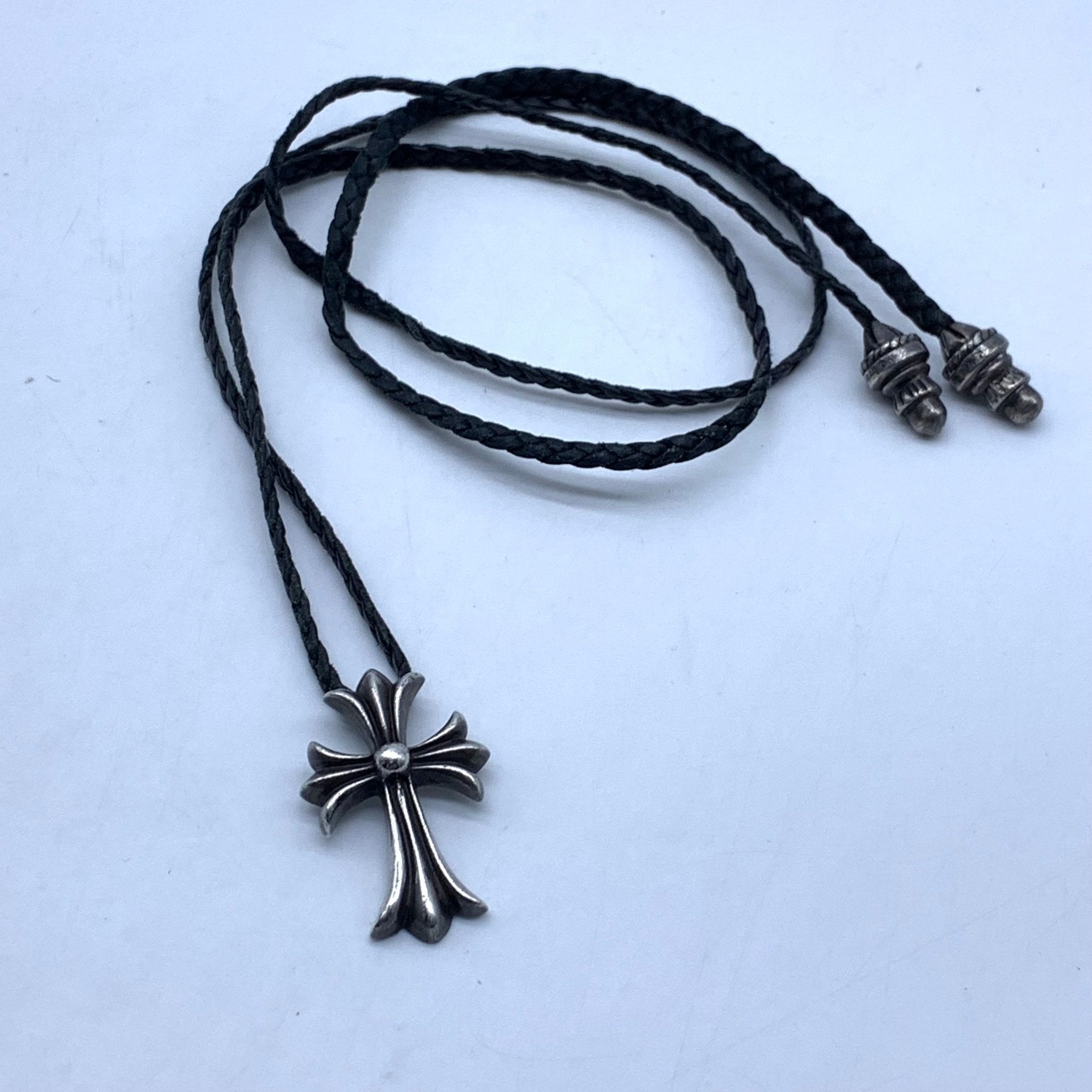 クロムハーツ スモール CHクロス レザーブレード Wボロチップ