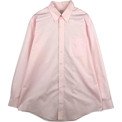 古着 ブルックスブラザーズ Brooks Brothers 346 REGULER FIT 長袖 ボタンダウンシャツ メンズL相当/eaa643357