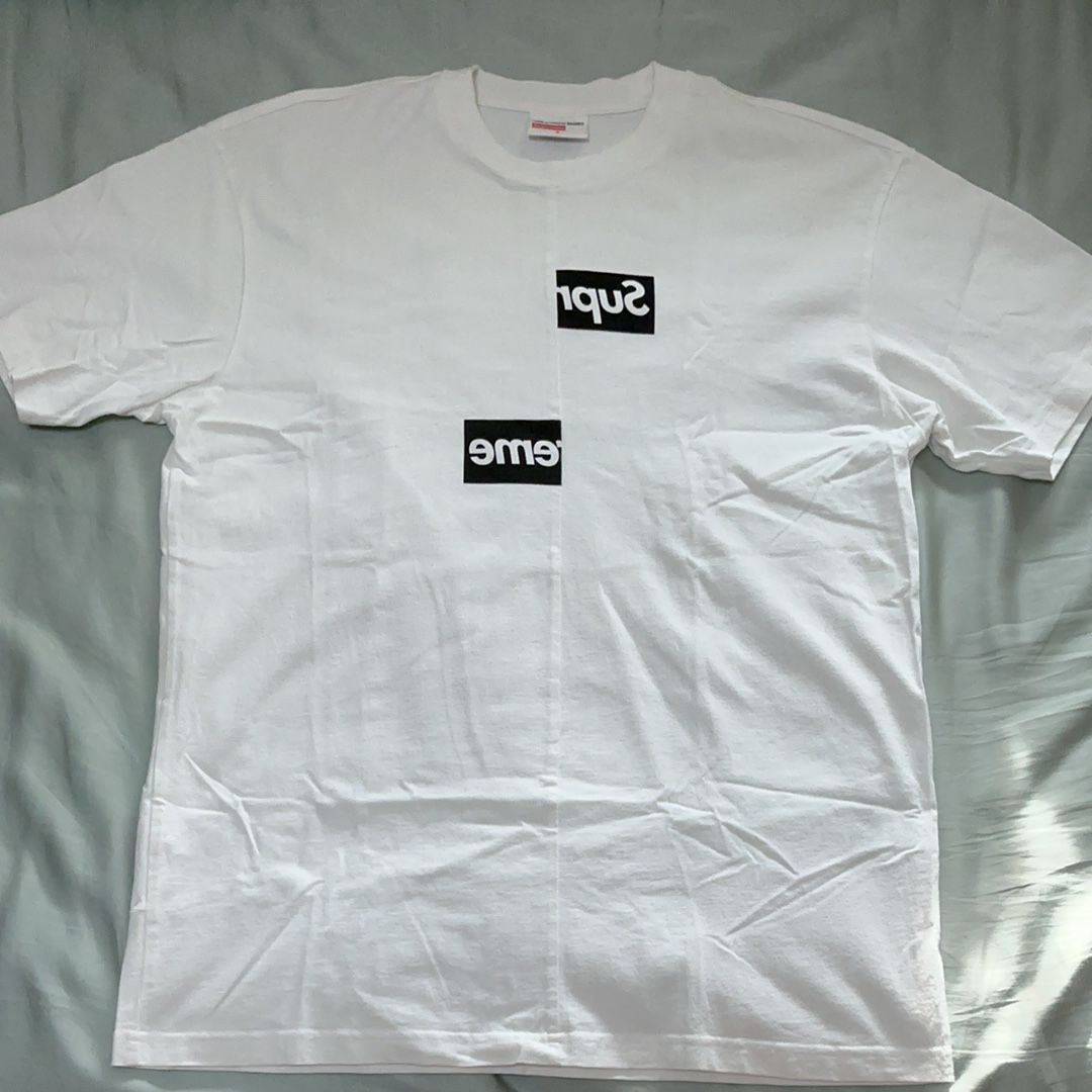 Supreme / Comme des Garçons SHIRT® Split Box Logo Tee "White"