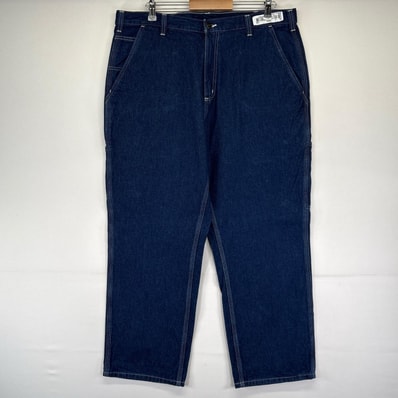 古着 カーハート Carhartt デニム パンツ ペインターパンツ ワーク ジーパン ワーク 大きいサイズ w38 L28 ブルー系 メンズ