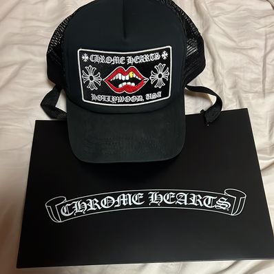 Chrome Hearts Tracker Cap Chomper "Black"