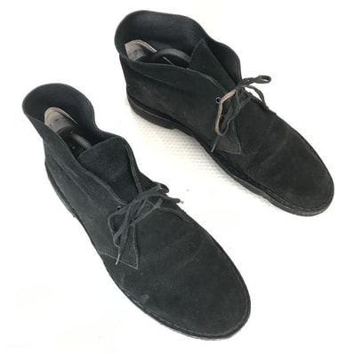 クラークス/Clarks★クレープソール/スエード本革/デザートブーツ【10/28.5/黒/BLACK】ワラビー/Shoes◇bWB71-10