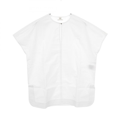 エルメス HERMES ブラウス 衣料品 トップス コットン ホワイト レディース ホワイト系 【中古】