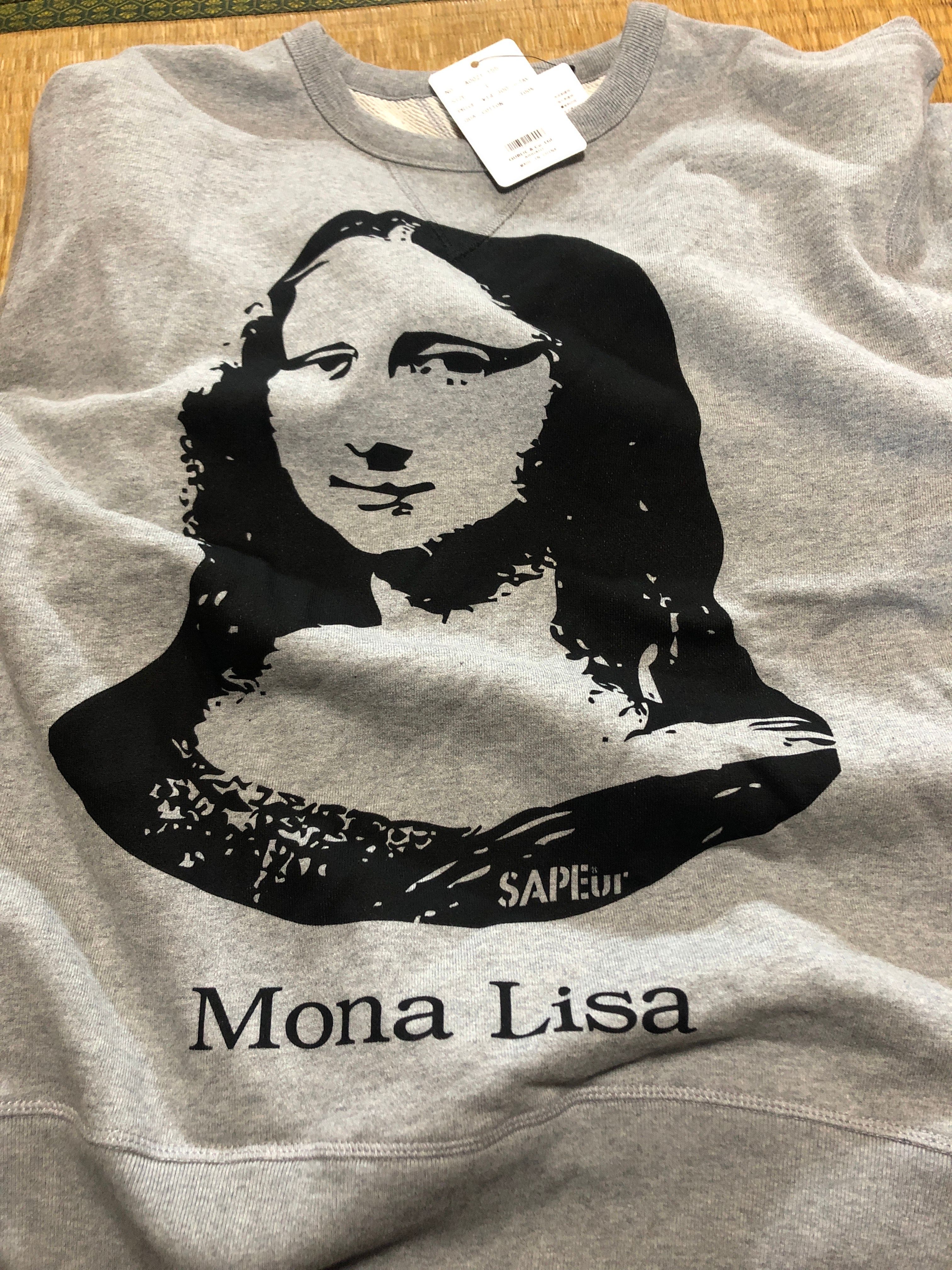 SAPEur S/S Sweat Mona Lisa "Vintage Gray"