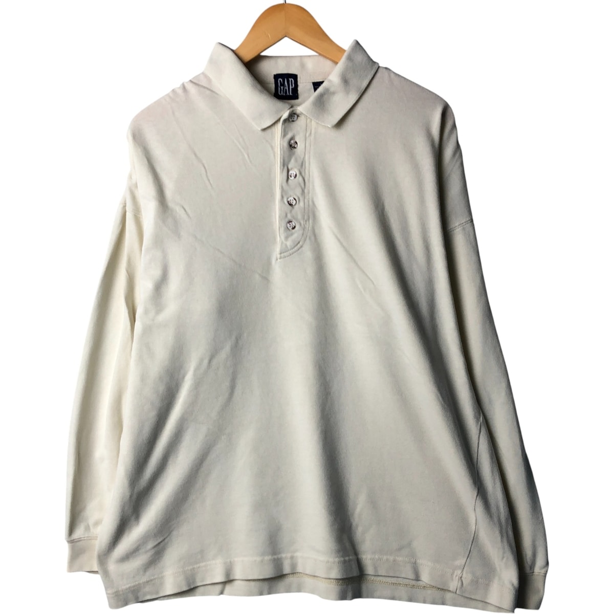 古着 90年代 ギャップ GAP オールドギャップ 長袖 ポロシャツ メンズM相当 ヴィンテージ/eaa586538