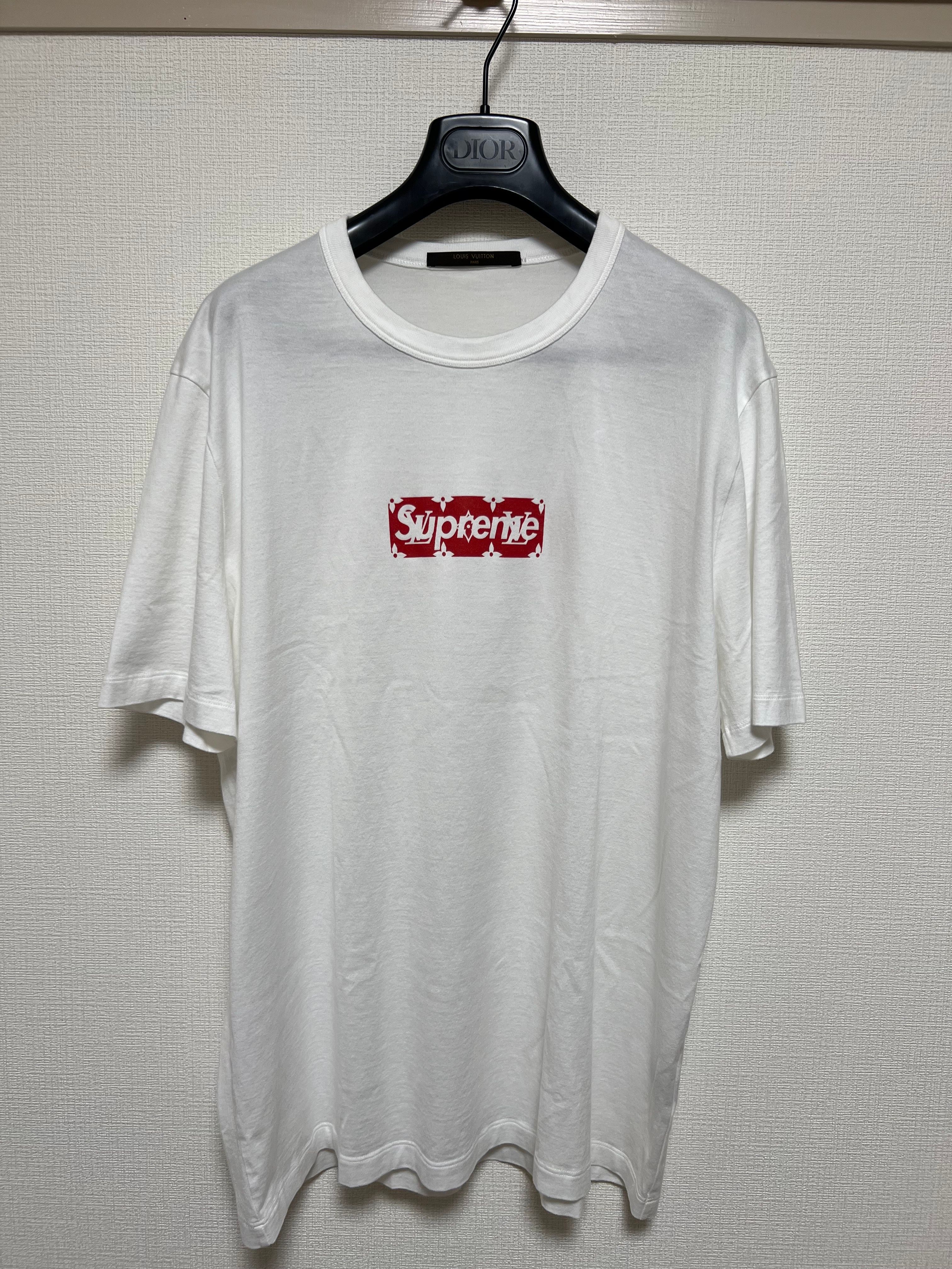 シュプリーム / ルイヴィトン ボックス ロゴ Tシャツ "レッド"