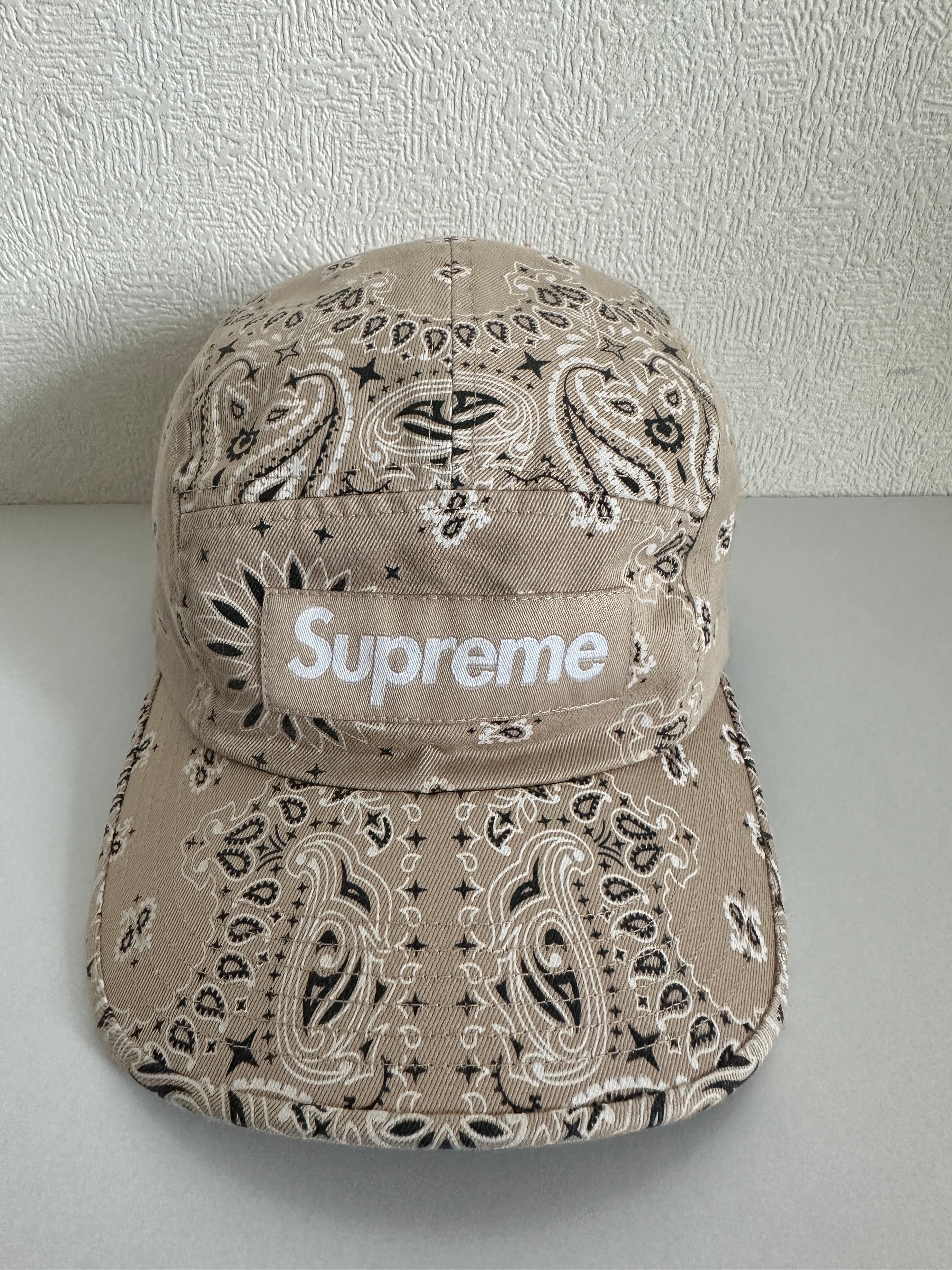 Supreme Bandana Camp Cap "Tan"