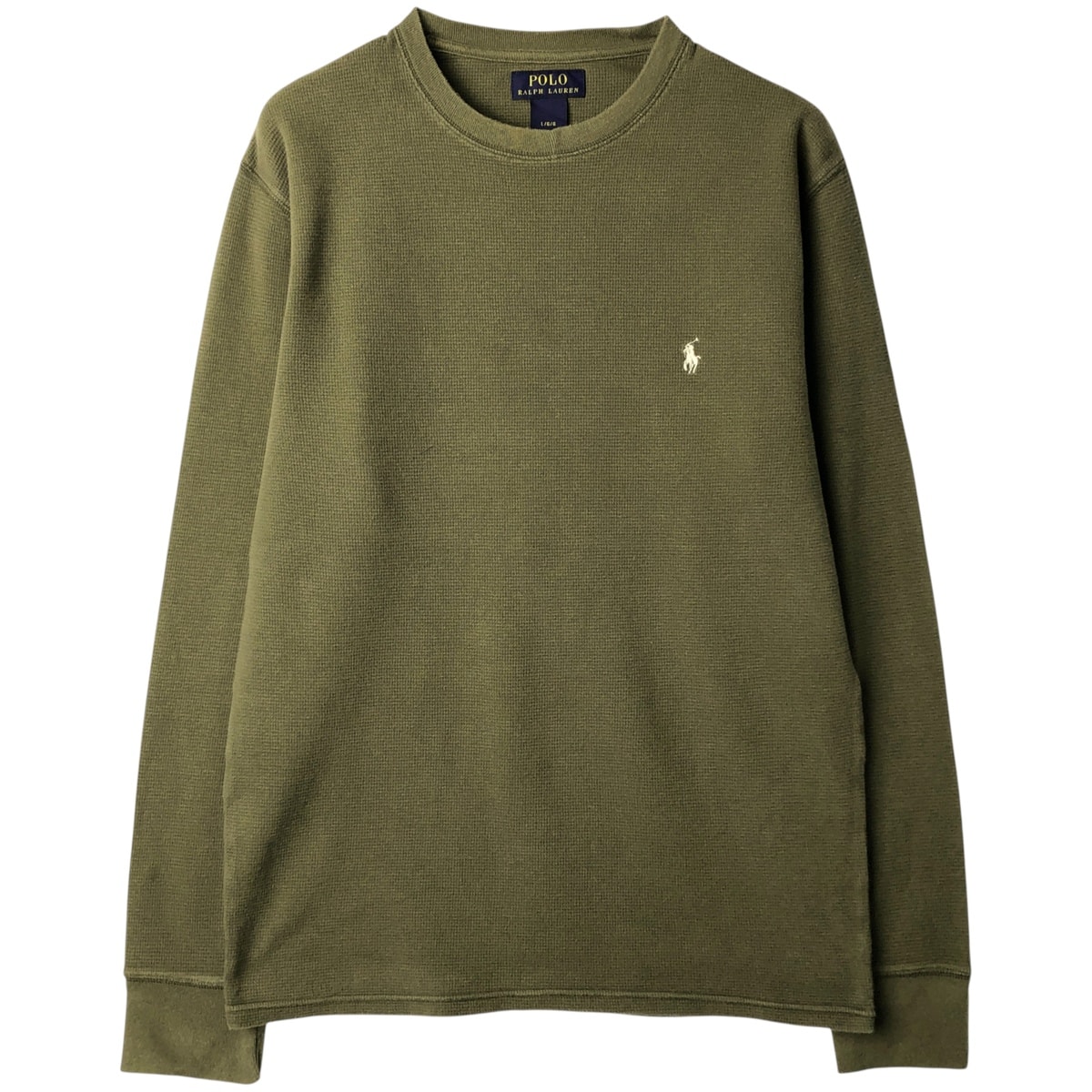 古着 ラルフローレン Ralph Lauren POLO RALPH LAUREN サーマルロンT ワッフル メンズL相当/eaa616140