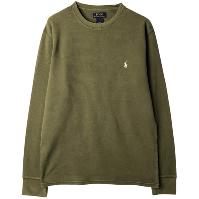 古着 ラルフローレン Ralph Lauren POLO RALPH LAUREN サーマルロンT ワッフル メンズL相当/eaa616140