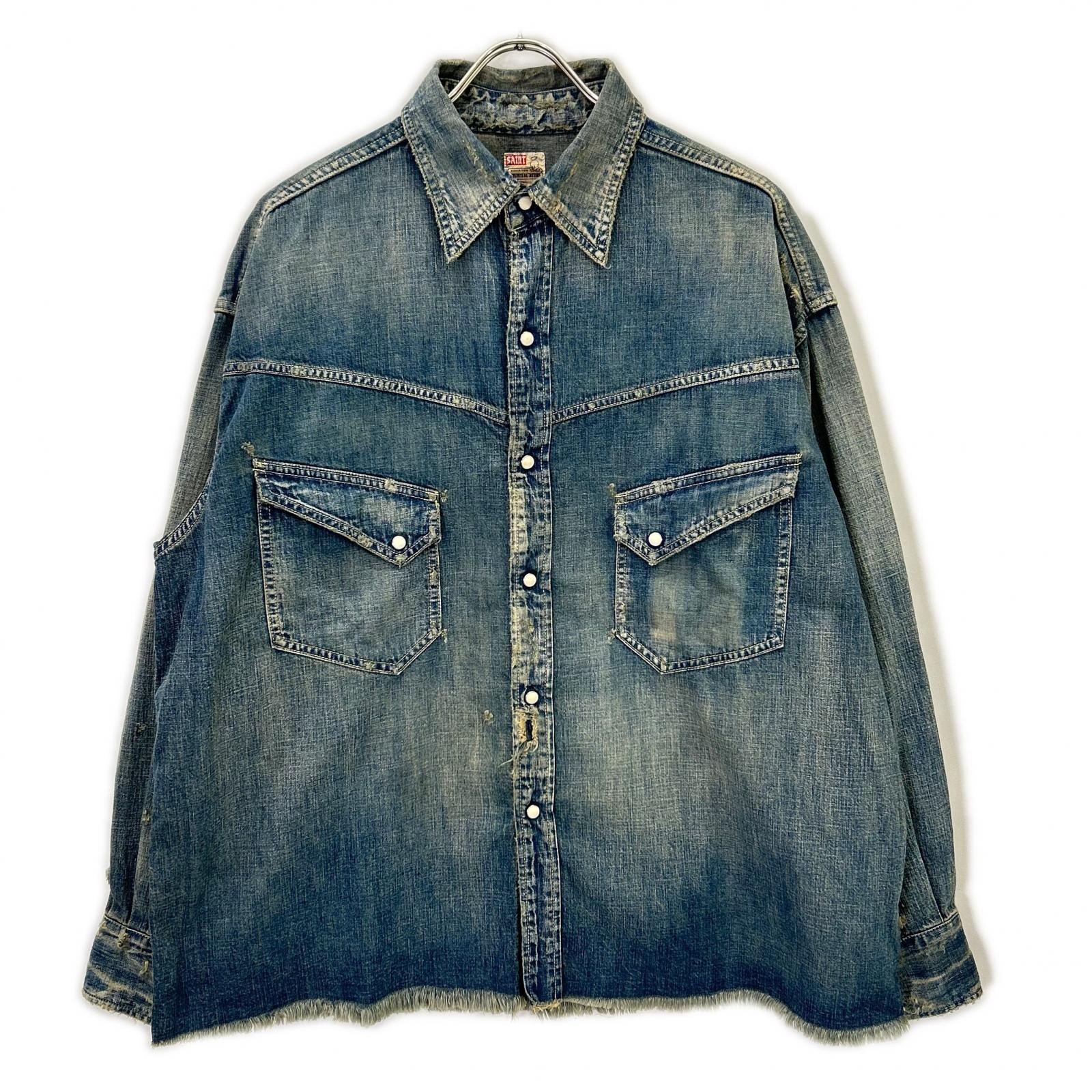 セントマイケル SMA230000 015 23AW DENIM SHIRT デニムシャツ M