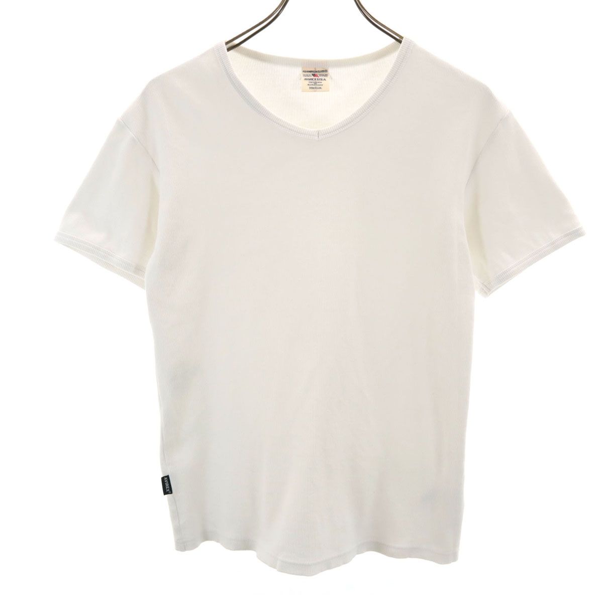 AVIREX 半袖 リブ Tシャツ
