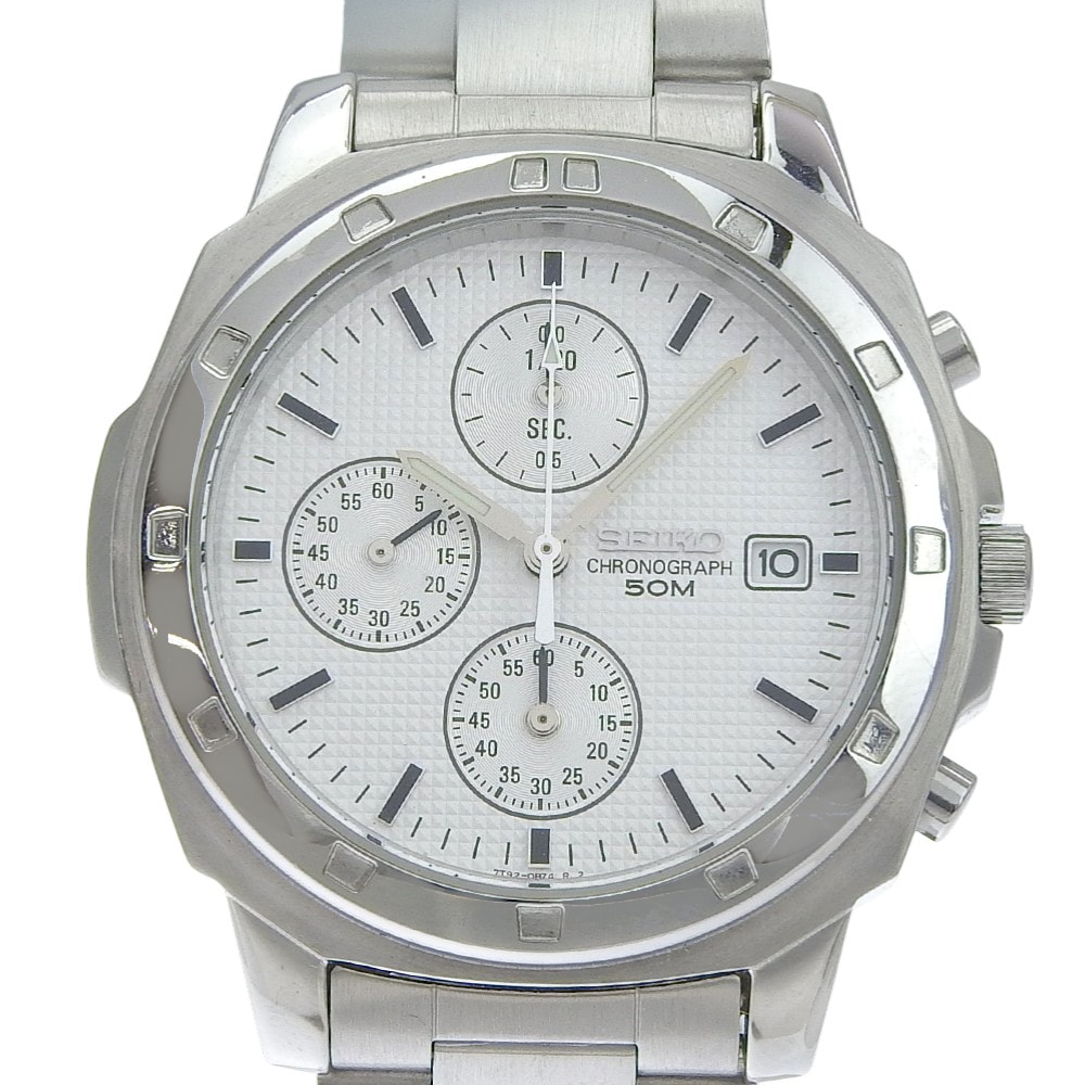セイコー クロノグラフ 7T92-0CA0 メンズ腕時計