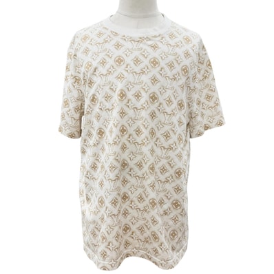 美品 ルイヴィトン 半袖Tシャツ ベージュ メンズ XL