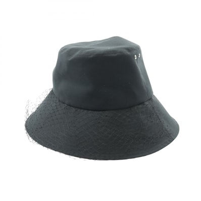 ディオール Dior TEDDY-D ボブハット チュール バケット ハット 帽子 ポリエステル / コットン レディース ブラック系 95TDD924G130 【中古】