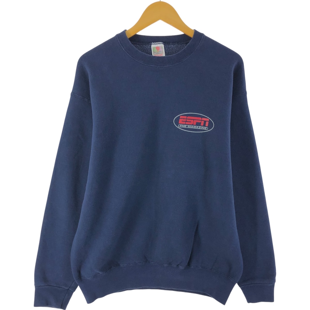 古着 00年代 フルーツオブザルーム FRUIT OF THE LOOM ESPN アドバタイジング スウェットシャツ トレーナー メンズXL相当/eaa534957