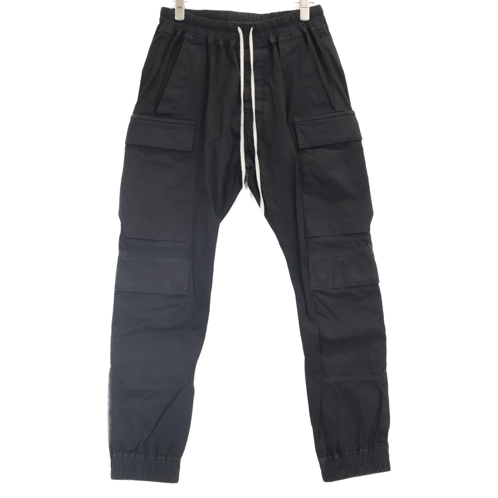 リックオウエンス 国内正規 24AW RU02D6337 ブラック MastodonCargo マストドンカーゴパンツ 46