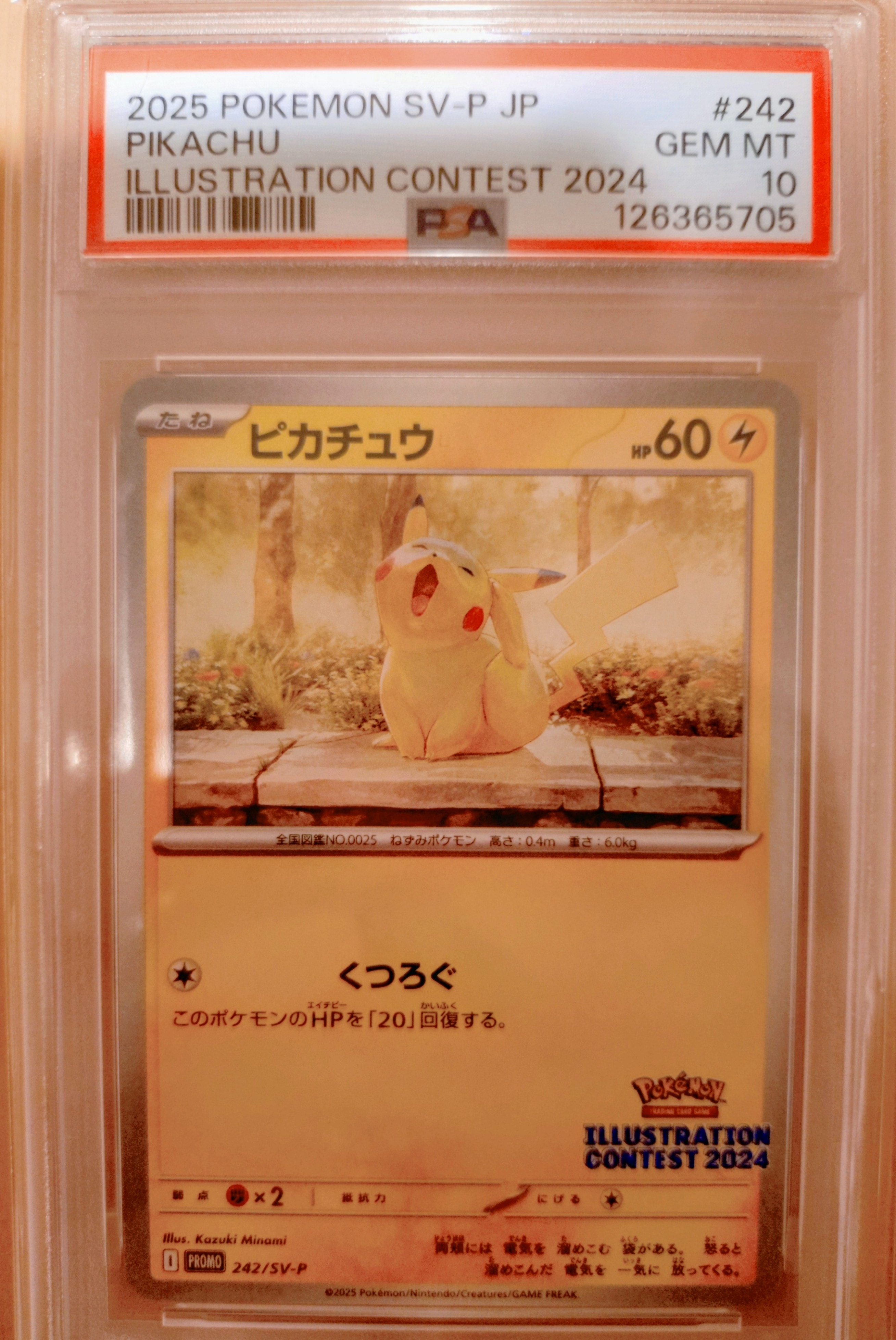 PSA10】ピカチュウ [SV-P 242](プロモカードパック
