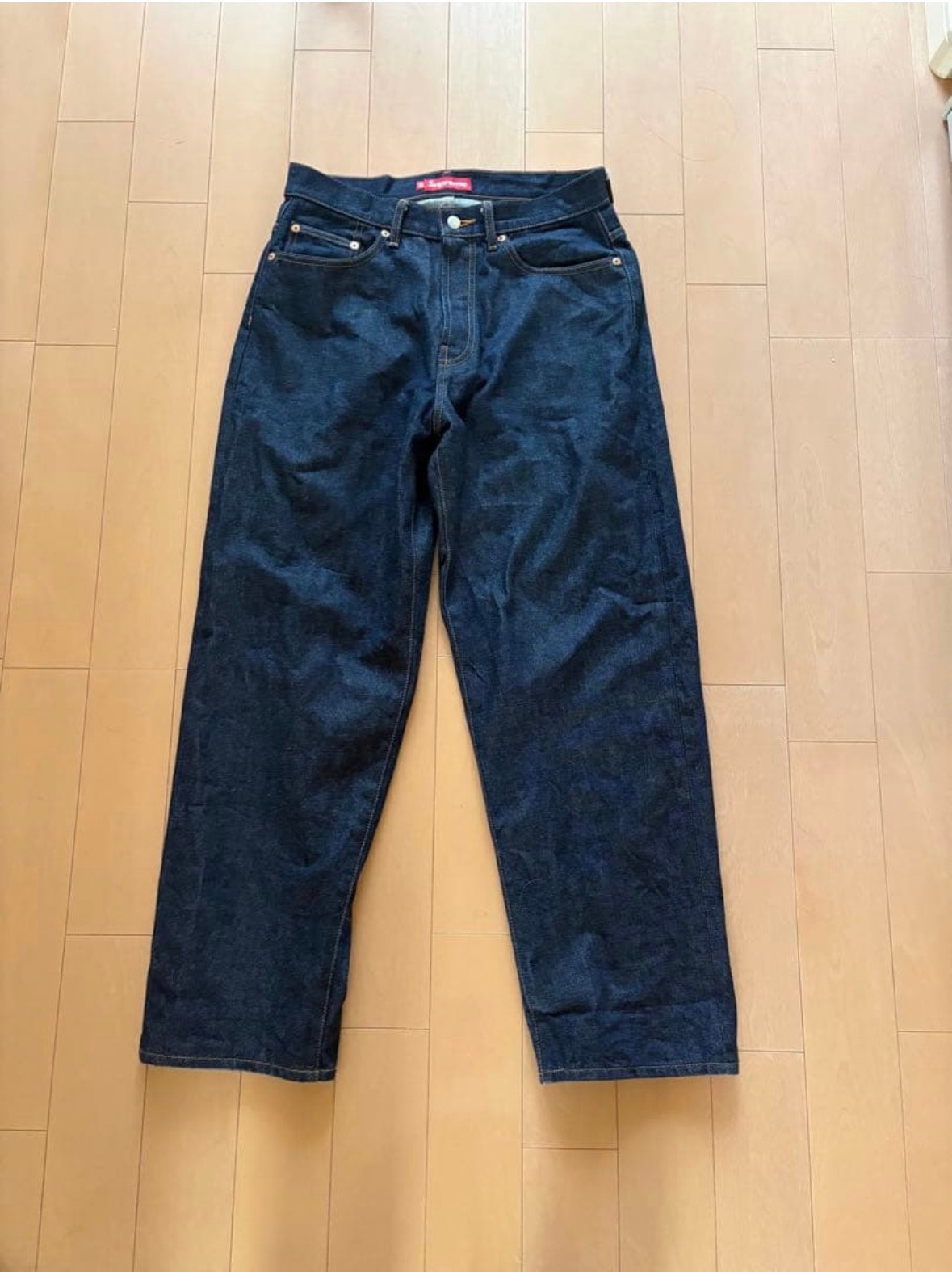 Supreme Baggy Selvedge Jean (25FW) "Rigid Indigo"