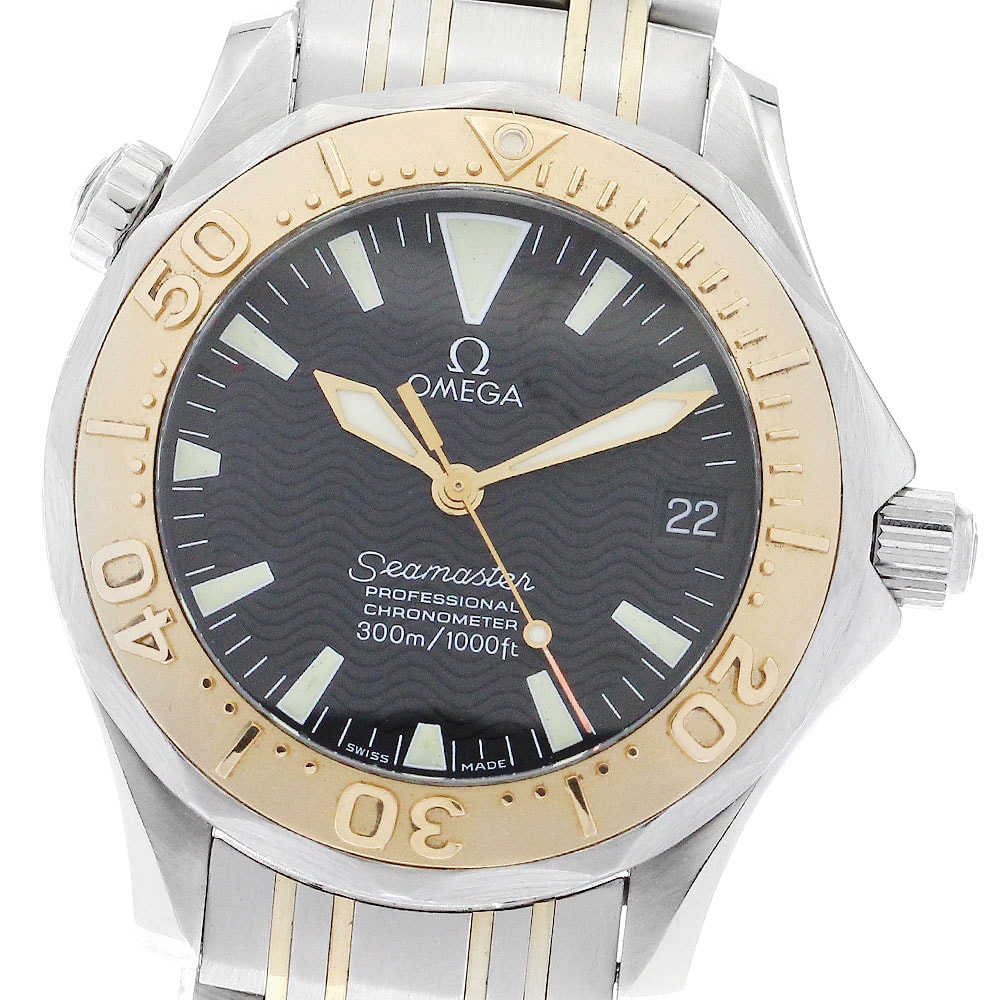 ☆良品 オメガ シーマスター300 デイト 2453.50 ボーイズ 【中古】