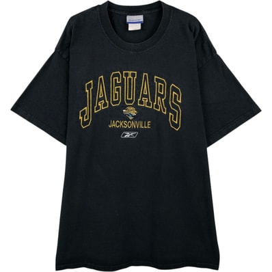古着 リーボック Reebok NFL JACKSONVILLE JAGUARS ジャクソンビルジャガーズ スポーツプリントTシャツ メンズL相当/eaa649447