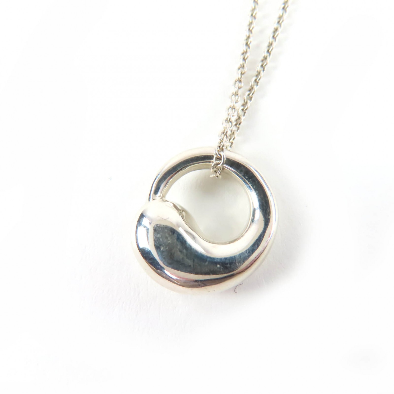 美品 ティファニー エターナルサークル ティファニー ネックレス シルバー