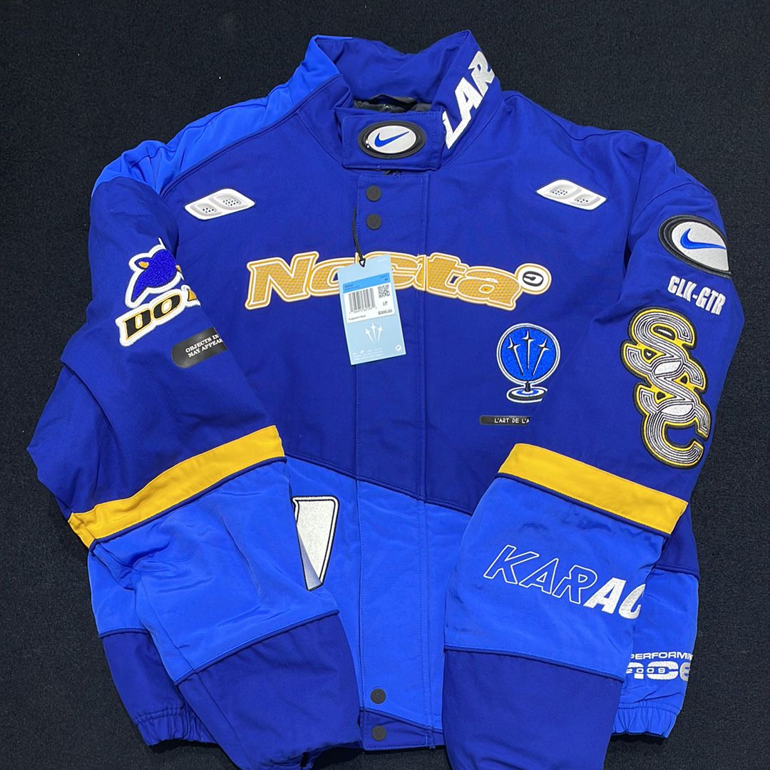 Nike x Drake Nocta x L’art de l’automobile Racing Jacket "Deep Royal Blue & Racer Blue & Phantom"