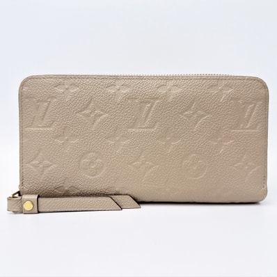 Louis Vuitton Zippy Wallet Monogram Empreinte Leather "Turtledove"