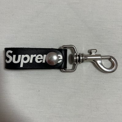 Supreme Leather Key Loop "Black"