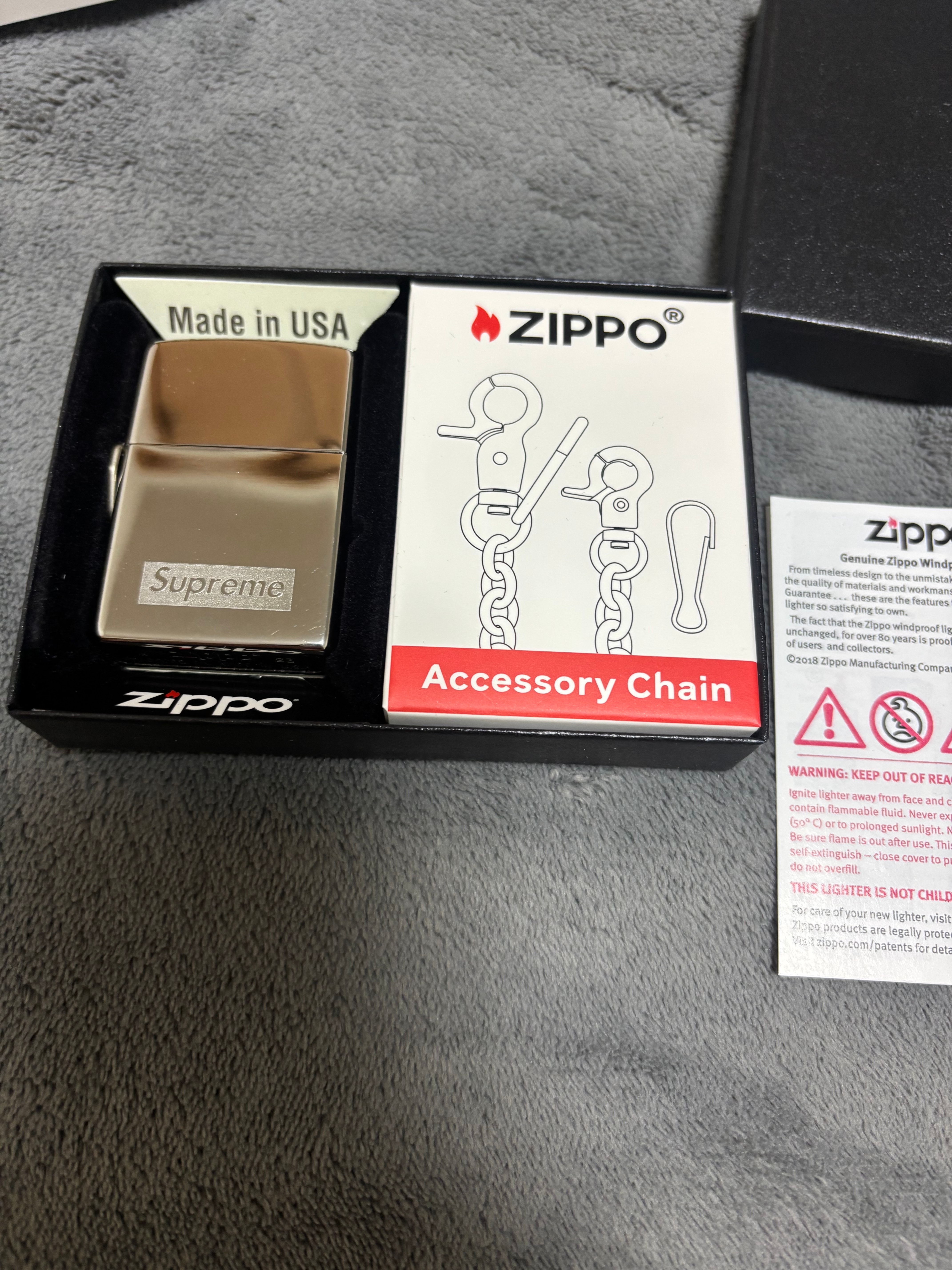 Supreme Chain Zippo 