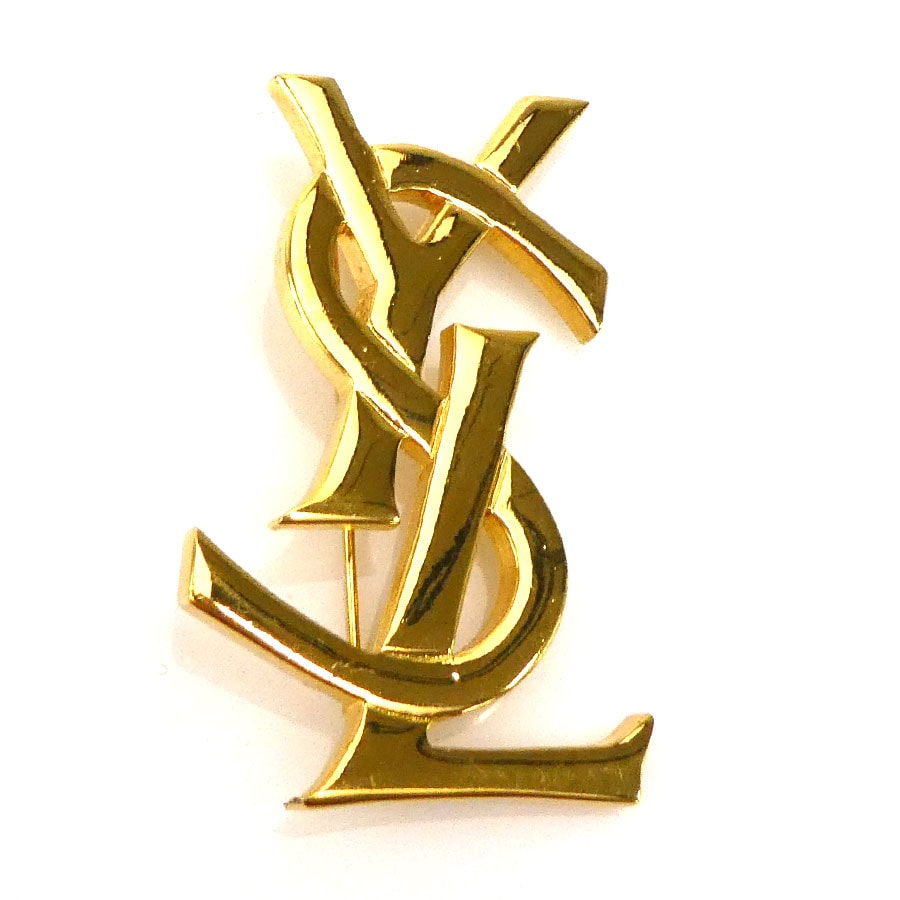 サンローラン SAINT LAURENT ブローチ メタル ゴールド レディース【中古】 r10474k