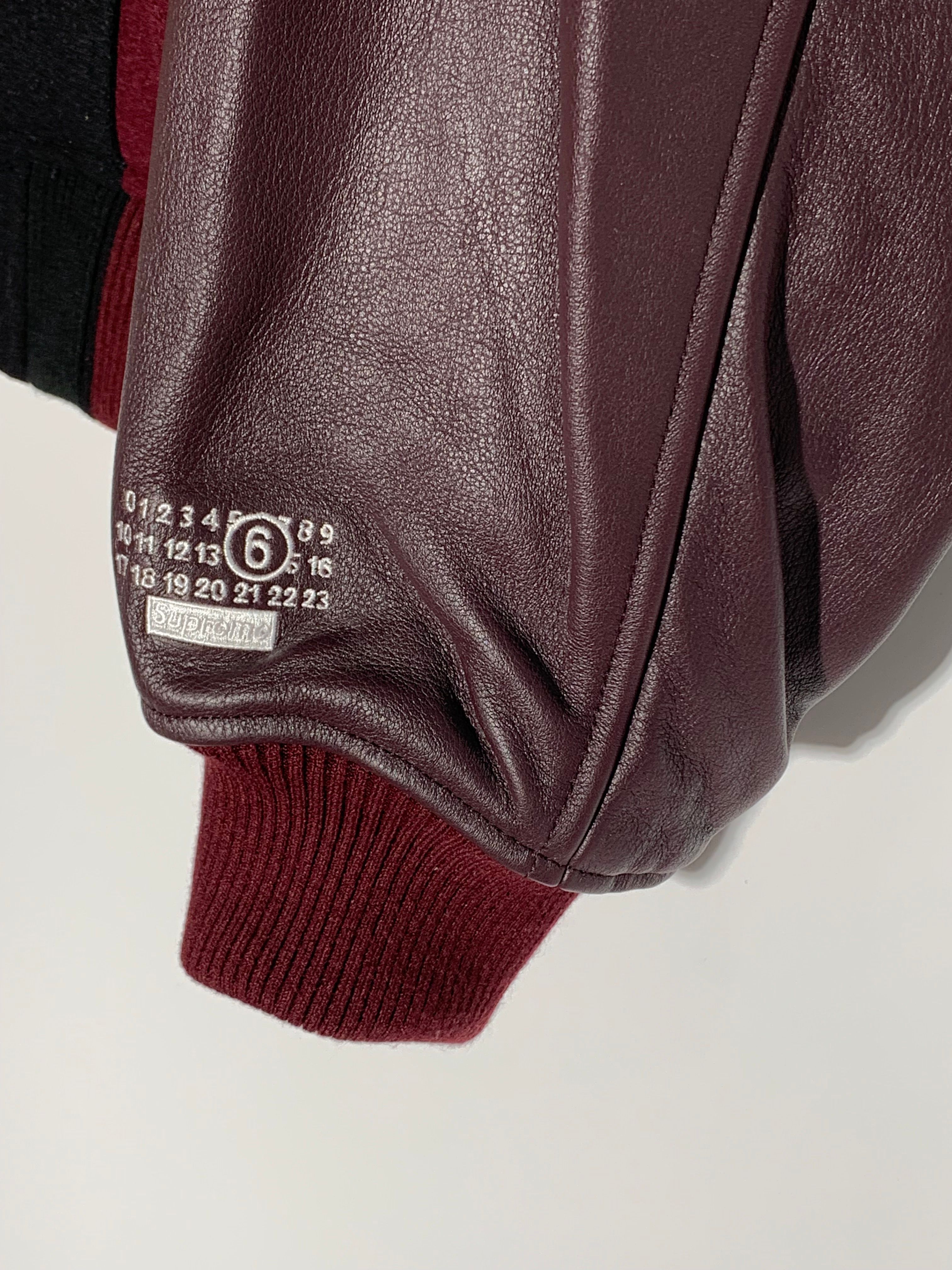 Supreme x MM6 Maison Margiela Split Varsity Jacket "Multicolor"