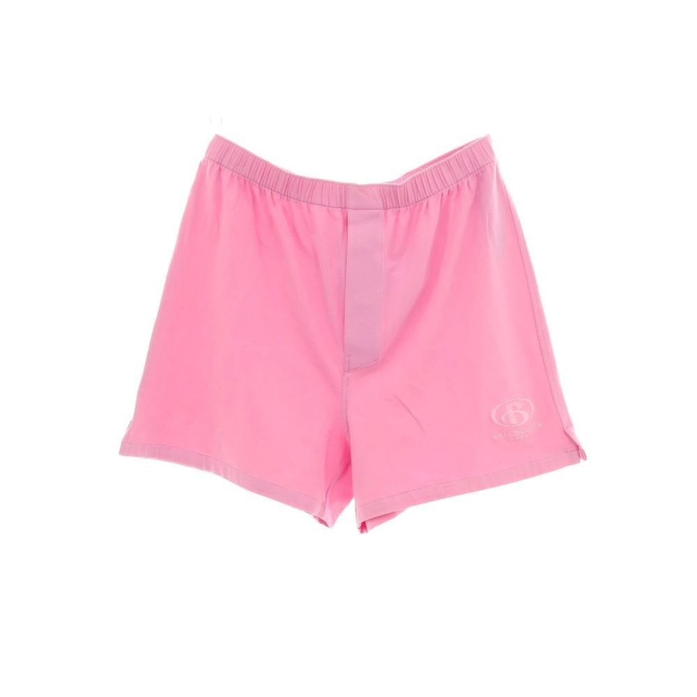 【中古】バレンシアガ BALENCIAGA HOMEWRAR ストレッチ コットン ショートパンツ ピンク【サイズM】【メンズ】