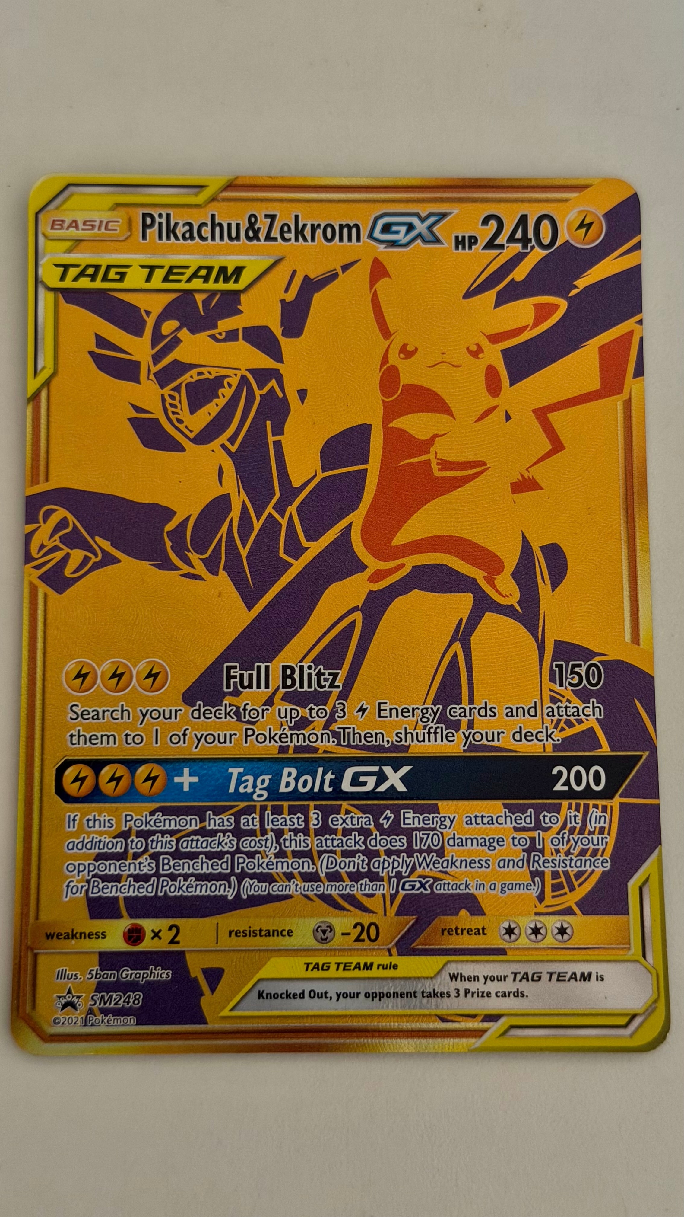 ピカチュウ&ゼクロムGX P [SM248]【英語版】(サン&ムーン「プロモーションカード」)
