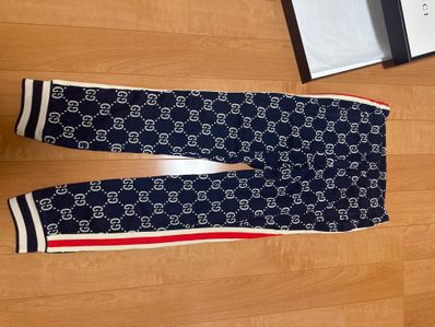 GUCCI GG Jacquard Jogging Pant "Navy"