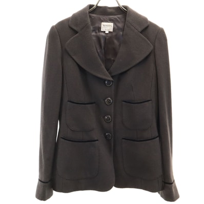 ARMANI COLLEZIONI アルマーニコレッツォーニ イタリア製 ウールジャケット 40 チャコール