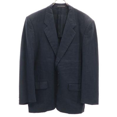 COMME des GARCONS HOMME コムデギャルソンオム 80s 90s 日本製 リネンブレンド オールド テーラードジャケット M ブラック